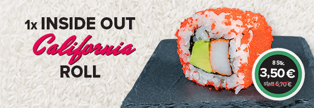 1x Inside Out California Roll*