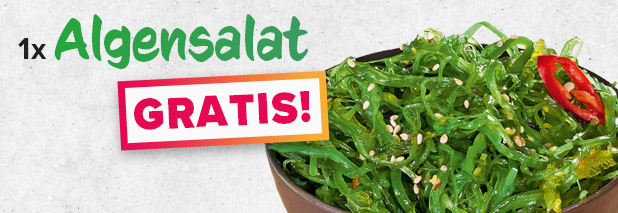 1x Algensalat gratis*