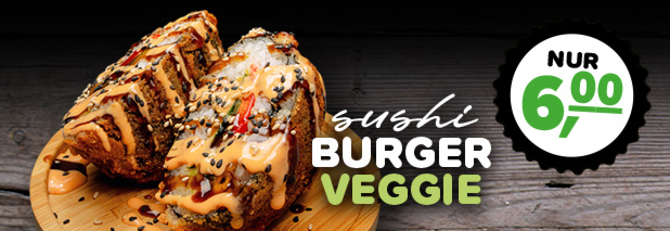 1x Sushi Burger Veggie*